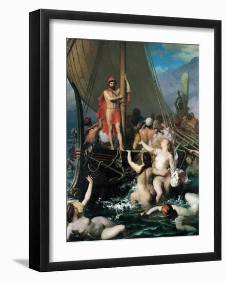 Ulysses and the Sirens-Leon-Auguste-Adolphe Belly-Framed Giclee Print
