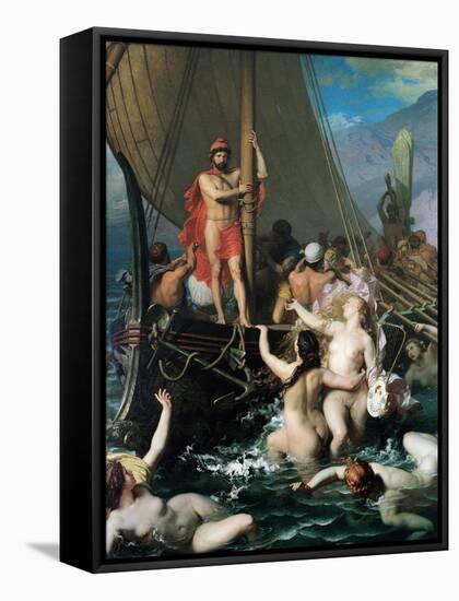Ulysses and the Sirens-Leon-Auguste-Adolphe Belly-Framed Stretched Canvas