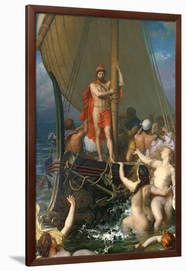 Ulysses and the Sirens-Leon-Auguste-Adolphe Belly-Framed Giclee Print