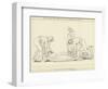 Ulysses Asleep Laid on His Own Coast by the Phaeacian Sailors-John Flaxman-Framed Giclee Print