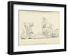 Ulysses Asleep Laid on His Own Coast by the Phaeacian Sailors-John Flaxman-Framed Premium Giclee Print