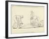 Ulysses Asleep Laid on His Own Coast by the Phaeacian Sailors-John Flaxman-Framed Giclee Print