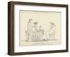 Ulysses at the Table of Circe-John Flaxman-Framed Giclee Print