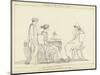 Ulysses at the Table of Circe-John Flaxman-Mounted Giclee Print