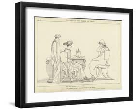 Ulysses at the Table of Circe-John Flaxman-Framed Giclee Print