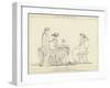 Ulysses at the Table of Circe-John Flaxman-Framed Giclee Print