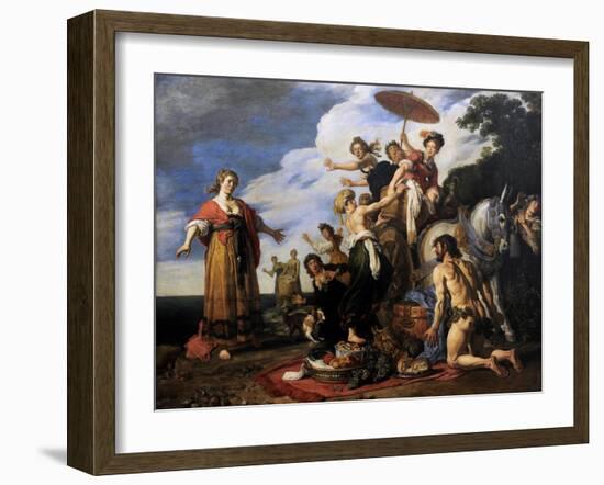 Ulysses before Nausicaa, 1619-Pieter Lastman-Framed Giclee Print