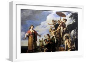 Ulysses before Nausicaa, 1619-Pieter Lastman-Framed Giclee Print