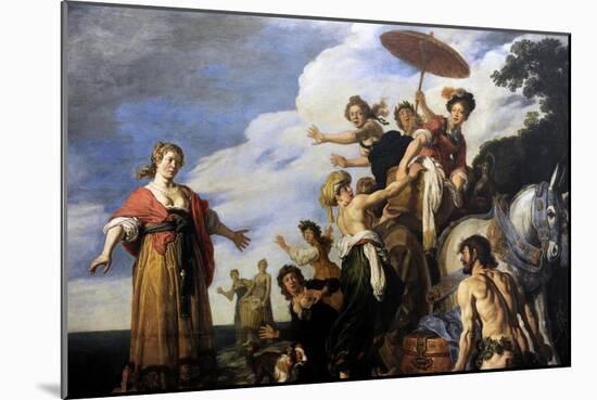 Ulysses before Nausicaa, 1619-Pieter Lastman-Mounted Giclee Print