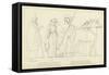 Ulysses Departing from Lacedaemon for Ithaca-John Flaxman-Framed Stretched Canvas