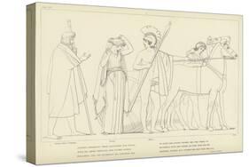 Ulysses Departing from Lacedaemon for Ithaca-John Flaxman-Stretched Canvas