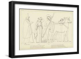 Ulysses Departing from Lacedaemon for Ithaca-John Flaxman-Framed Giclee Print