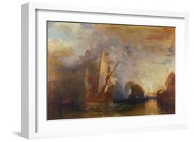 Ulysses Deriding Polyphemus, 1829-JMW Turner-Framed Giclee Print