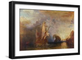 Ulysses Deriding Polyphemus, 1829-JMW Turner-Framed Premium Giclee Print