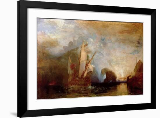 Ulysses Deriding Polyphemus-J M W Turner-Framed Premium Giclee Print