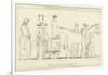 Ulysses Following the Car of Nausicaa-John Flaxman-Framed Giclee Print