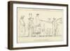 Ulysses Following the Car of Nausicaa-John Flaxman-Framed Giclee Print