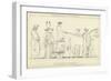 Ulysses Following the Car of Nausicaa-John Flaxman-Framed Giclee Print