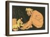 Ulysses Giving Wine to Polyphemus-John Flaxman-Framed Giclee Print