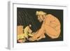 Ulysses Giving Wine to Polyphemus-John Flaxman-Framed Giclee Print