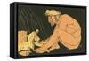 Ulysses Giving Wine to Polyphemus-John Flaxman-Framed Stretched Canvas