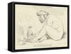 Ulysses Giving Wine to Polyphemus-John Flaxman-Framed Stretched Canvas