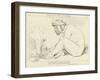 Ulysses Giving Wine to Polyphemus-John Flaxman-Framed Giclee Print