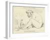 Ulysses Giving Wine to Polyphemus-John Flaxman-Framed Giclee Print