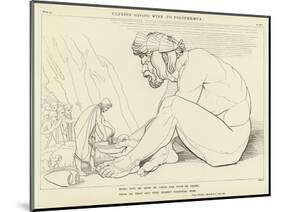 Ulysses Giving Wine to Polyphemus-John Flaxman-Mounted Giclee Print