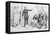 Ulysses Grant Vetoing Congress Bill-null-Framed Stretched Canvas