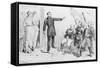Ulysses Grant Vetoing Congress Bill-null-Framed Stretched Canvas