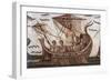 Ulysses in His Ship-null-Framed Art Print
