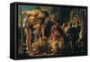 Ulysses in the Cave of Polyphemus-Jacob Jordaens-Framed Stretched Canvas