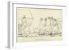 Ulysses Killing the Suitors-John Flaxman-Framed Premium Giclee Print