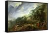 Ulysses on the Phaecian Island-Peter Paul Rubens-Framed Stretched Canvas