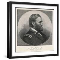 Ulysses S Grant American Civil War General and Later President-null-Framed Photographic Print