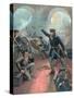 Ulysses S Grant in Mexican American War-Emanuel Gottlieb Leutze-Stretched Canvas