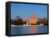 Ulysses S Grant Memorial and US Capitol Building and Current Renovation Work, Washington DC, USA-Mark Chivers-Framed Stretched Canvas