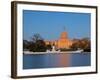 Ulysses S Grant Memorial and US Capitol Building and Current Renovation Work, Washington DC, USA-Mark Chivers-Framed Photographic Print