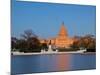 Ulysses S Grant Memorial and US Capitol Building and Current Renovation Work, Washington DC, USA-Mark Chivers-Mounted Photographic Print