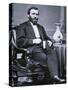 Ulysses Simpson Grant (1822-85)-Mathew Brady-Stretched Canvas