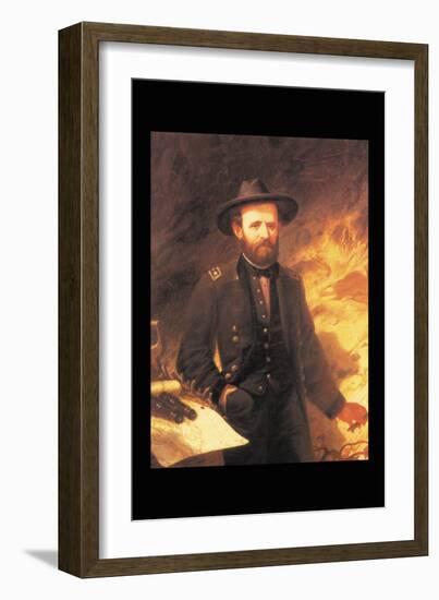 Ulysses Simpson Grant-null-Framed Art Print