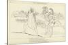 Ulysses Terrefied by the Ghosts-John Flaxman-Stretched Canvas