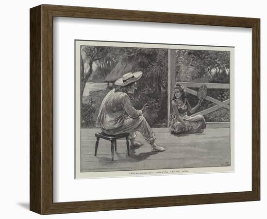 Uma, or the Beach of Falesa-Gordon Frederick Browne-Framed Giclee Print