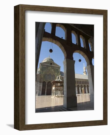 Umayyad Mosque, Unesco World Heritage Site, Damascus, Syria, Middle East-Christian Kober-Framed Photographic Print