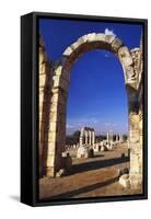 Umayyad Ruins, Anjar, Lebanon-Fred Friberg-Framed Stretched Canvas