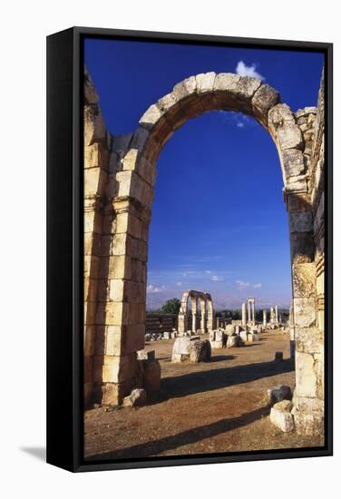 Umayyad Ruins, Anjar, Lebanon-Fred Friberg-Framed Stretched Canvas