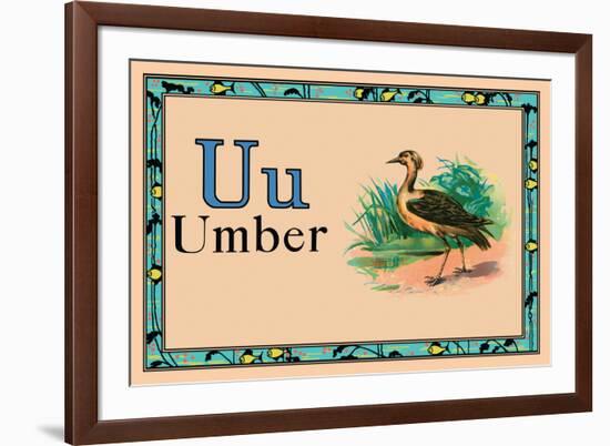 Umber-null-Framed Art Print