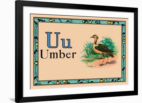 Umber-null-Framed Art Print