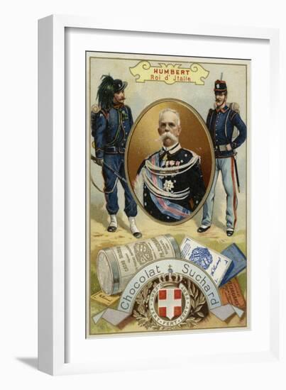 Umberto I, King of Italy-null-Framed Giclee Print